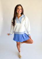 Tilley Striped Collar Pullover