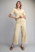 Perla Floral Straight Leg Pants