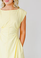 Mabel Ruched Midi Dress