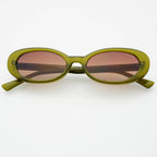 Mimi Acetate Oval Sunglasses