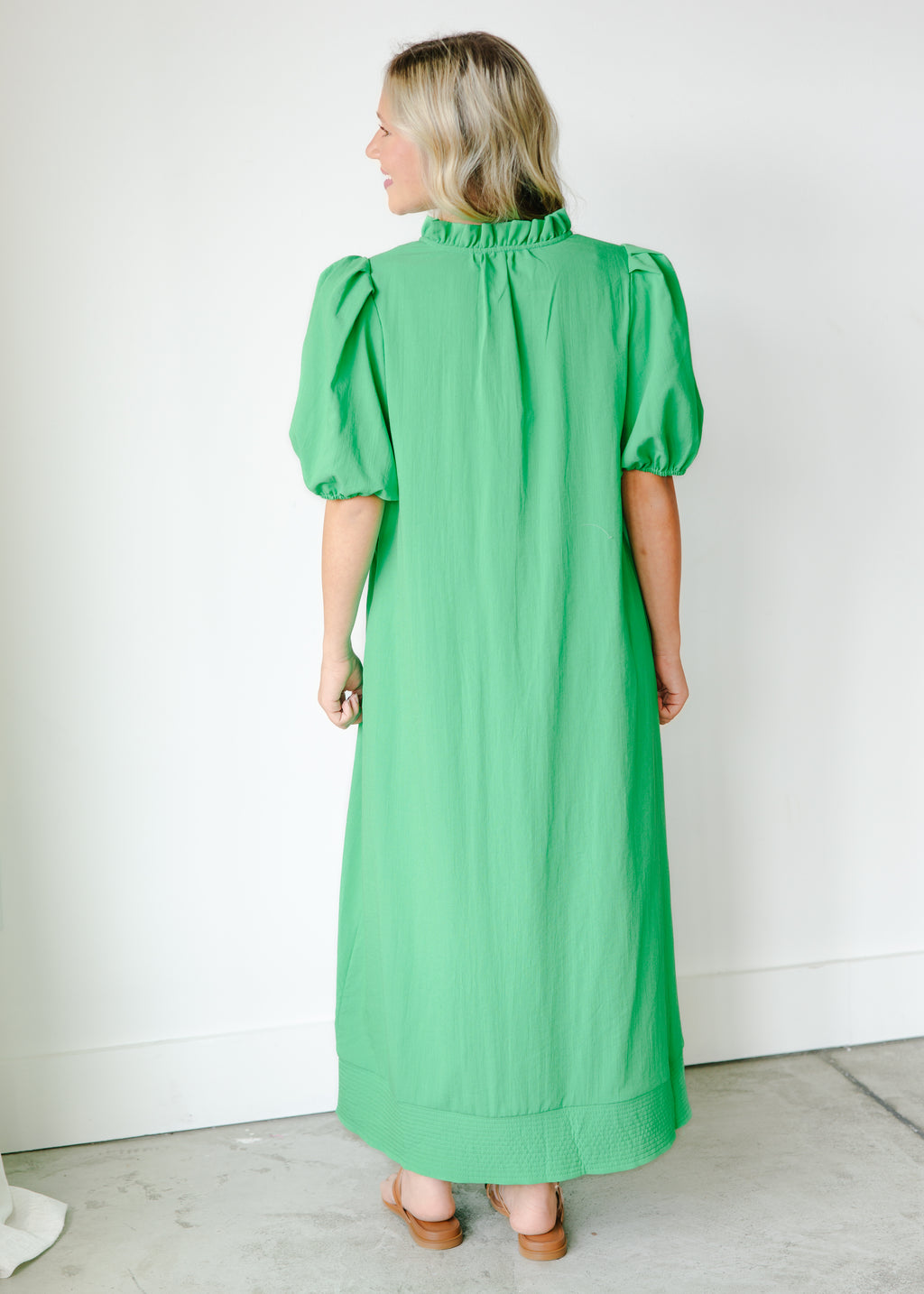 Isadora Button Front Midi Dress