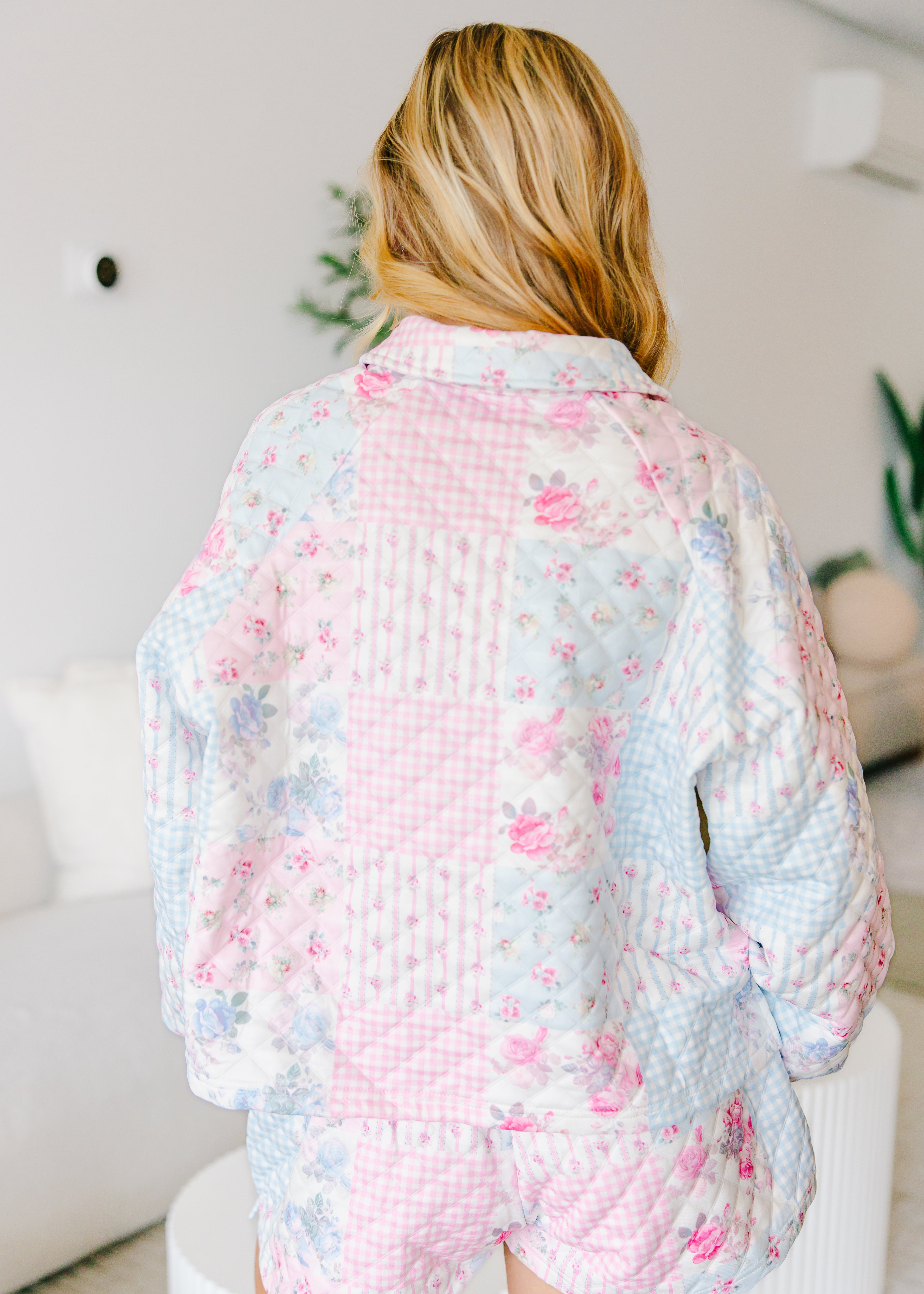 Rosie Pastel Patchwork Quilted Lounge Set