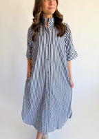 Collins Silhouette Printed Midi Dress