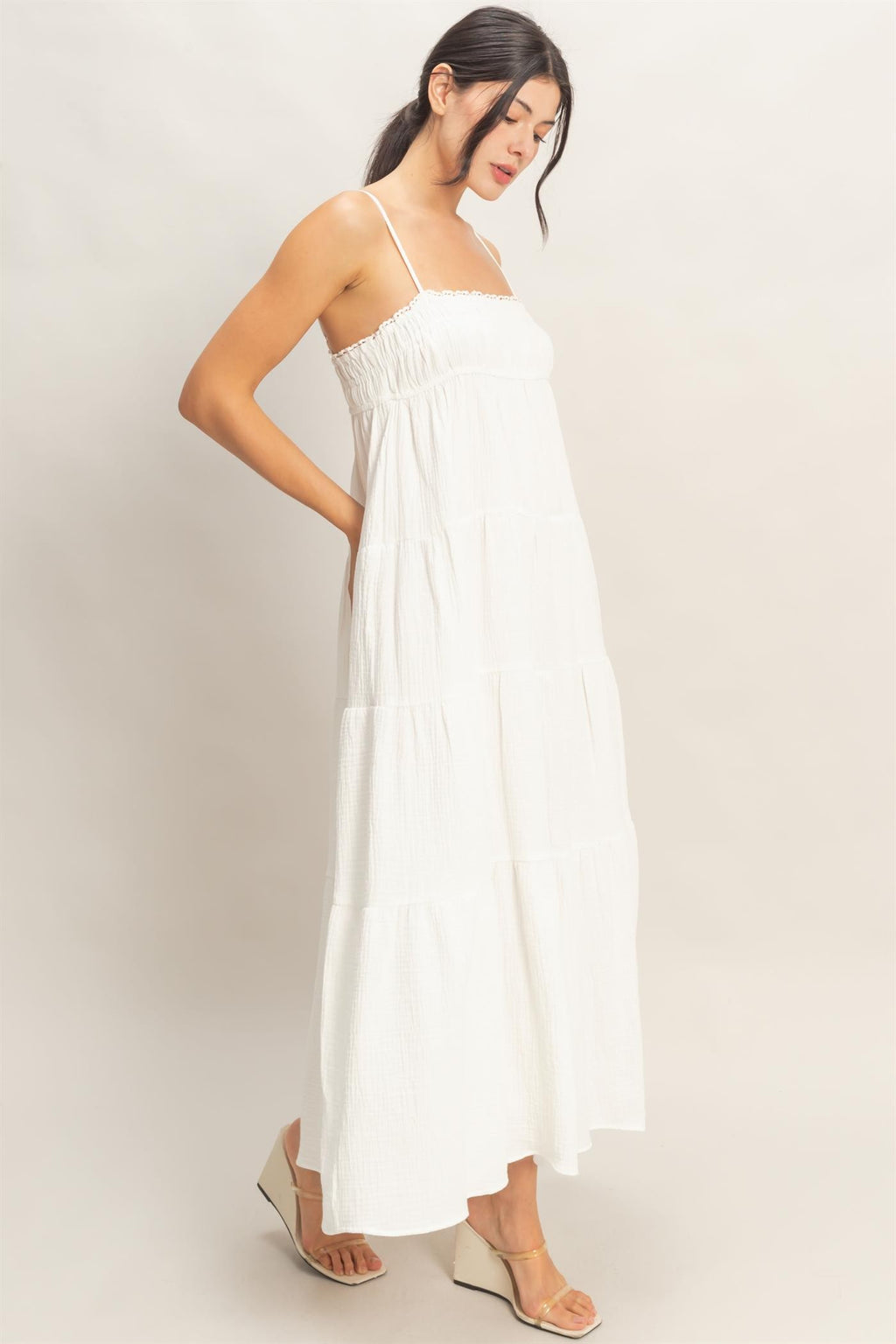 Hannah Tiered Summer Maxi Dress