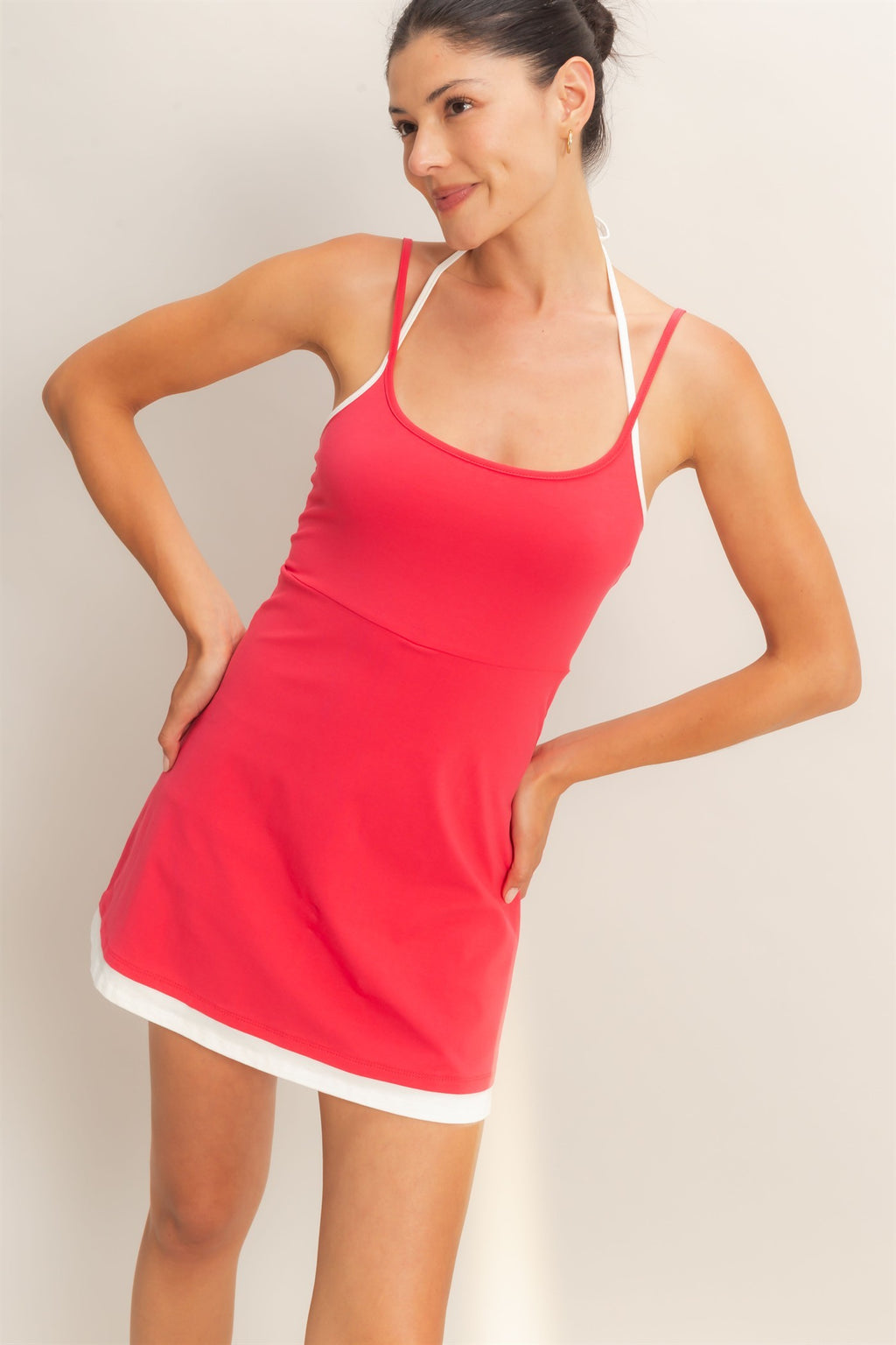 Desiree Spaghetti Strap Mini Dress