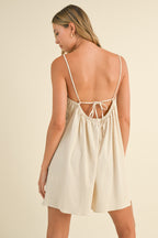 Lydia Sleeveless Boxy Fit Romper