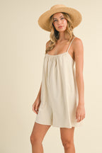 Lydia Sleeveless Boxy Fit Romper