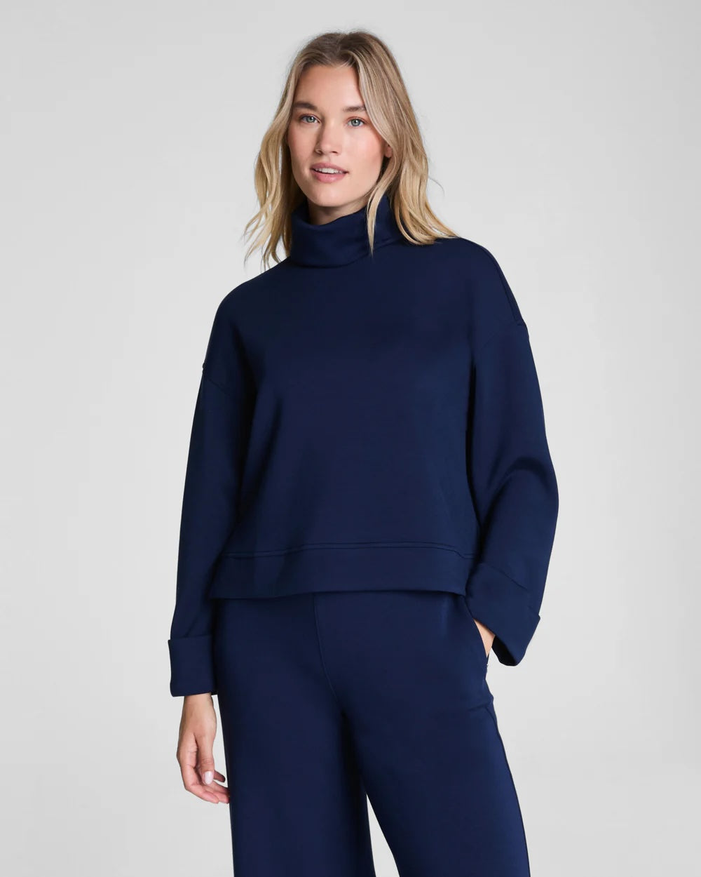 AirEssentials Cropped Turtleneck