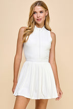 Stella Zip-Front Tennis Dress