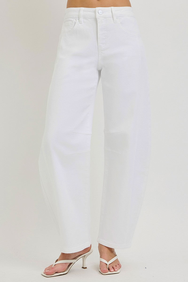 Slouchy Ankle Barrel Pants