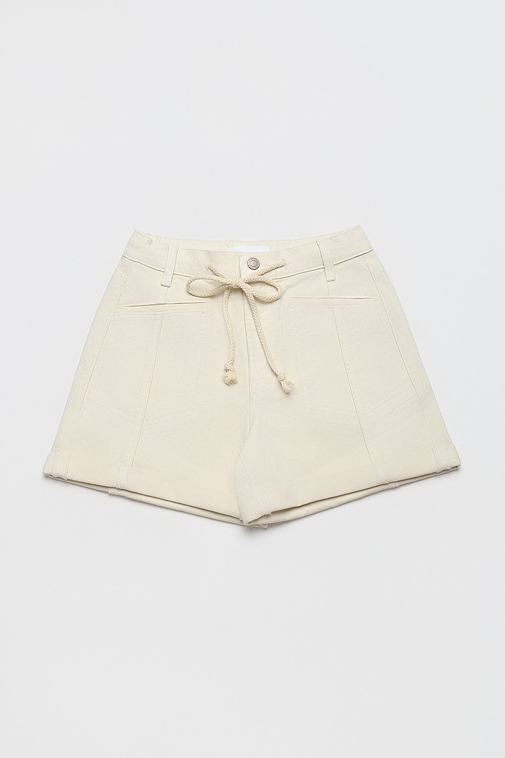 Ava Drawstring Cuffed Shorts