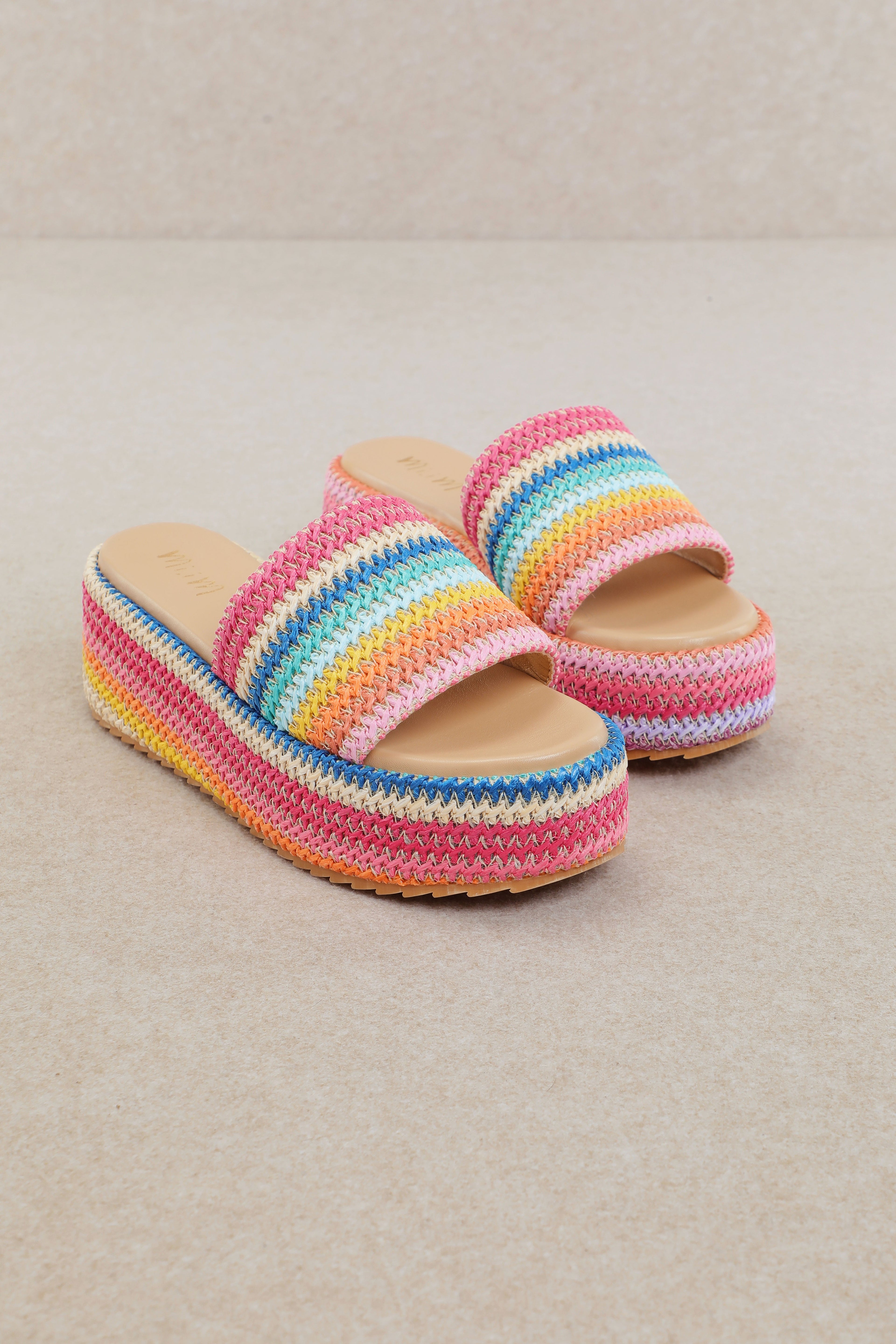 Delaney Platform Slide Sandal