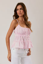 Sheree Baby Doll Spaghetti Top