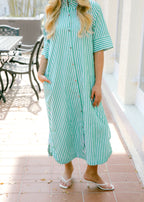 Collins Stripe Midi Dress