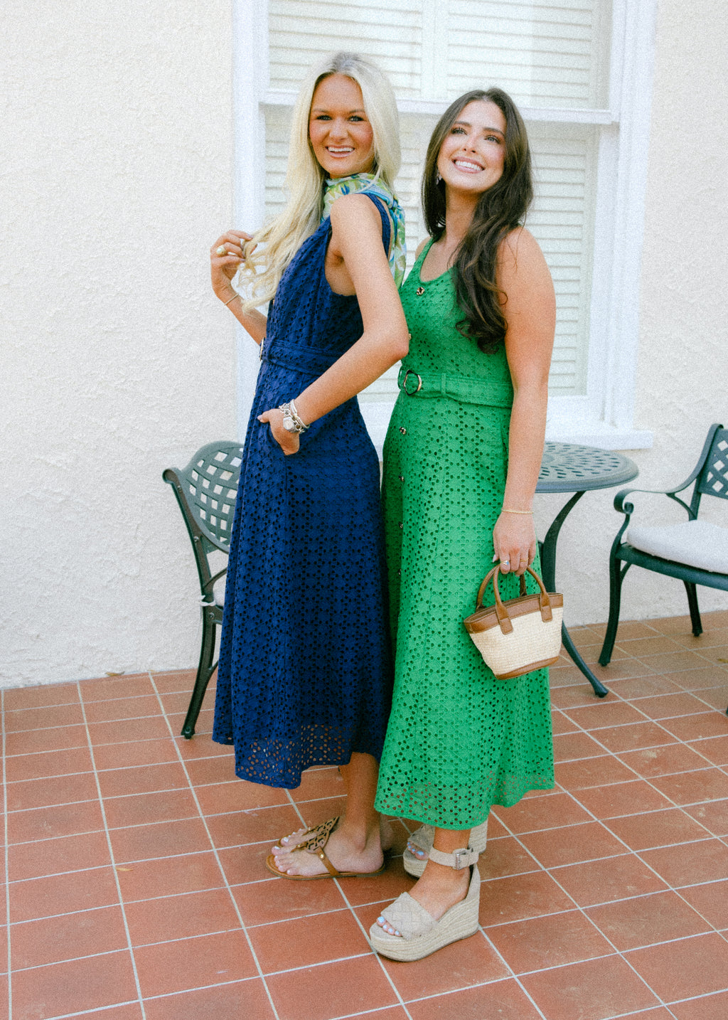 Giselle Belted Button Front Midi Dress