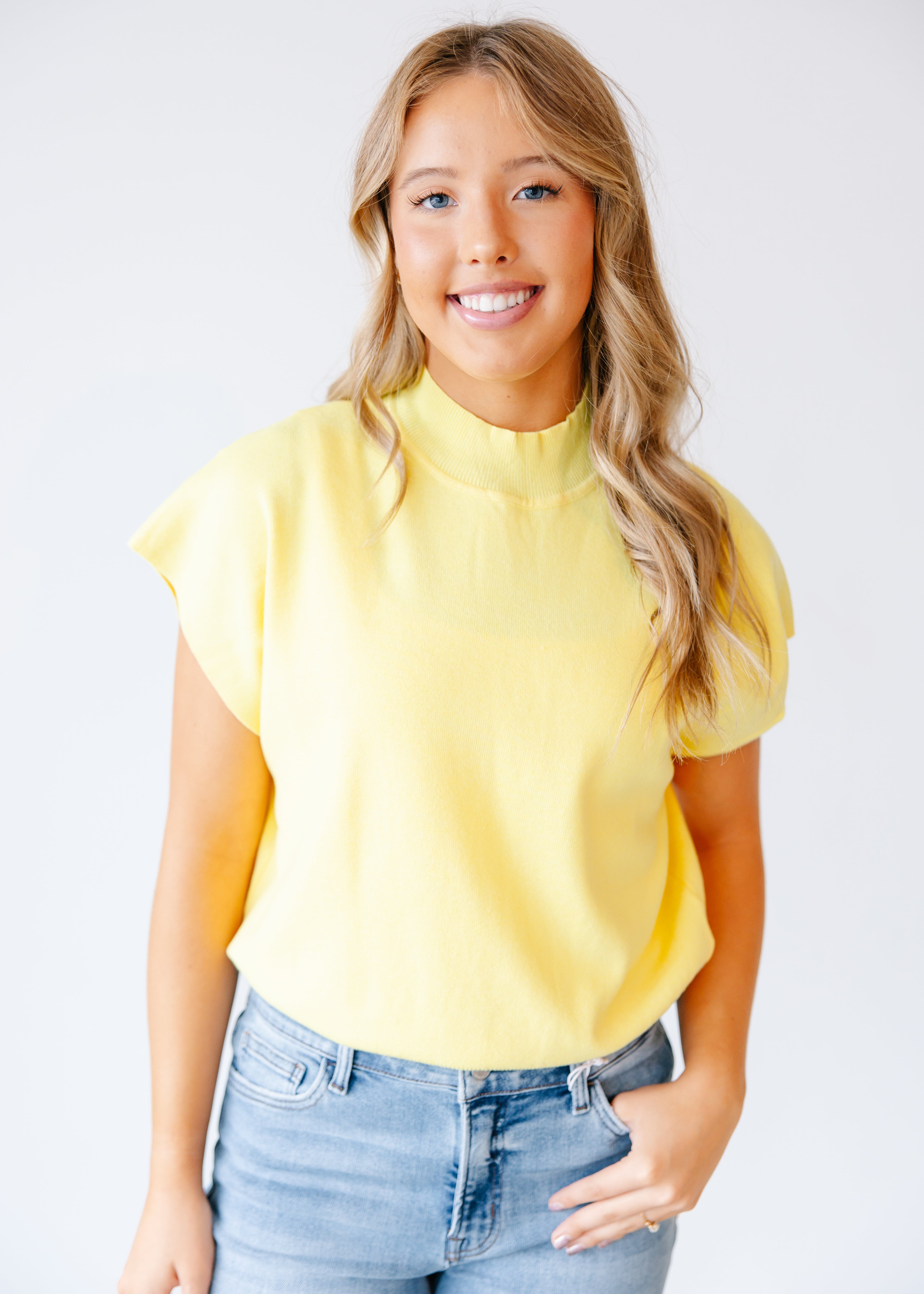 Marina Mock Neck Top