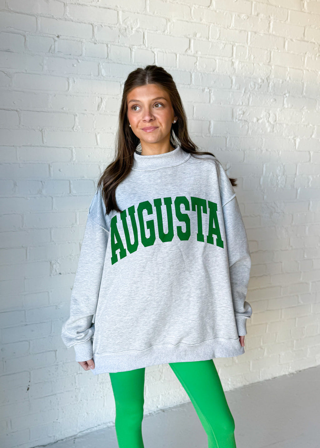 Augusta Mock Neck Sweatshirt