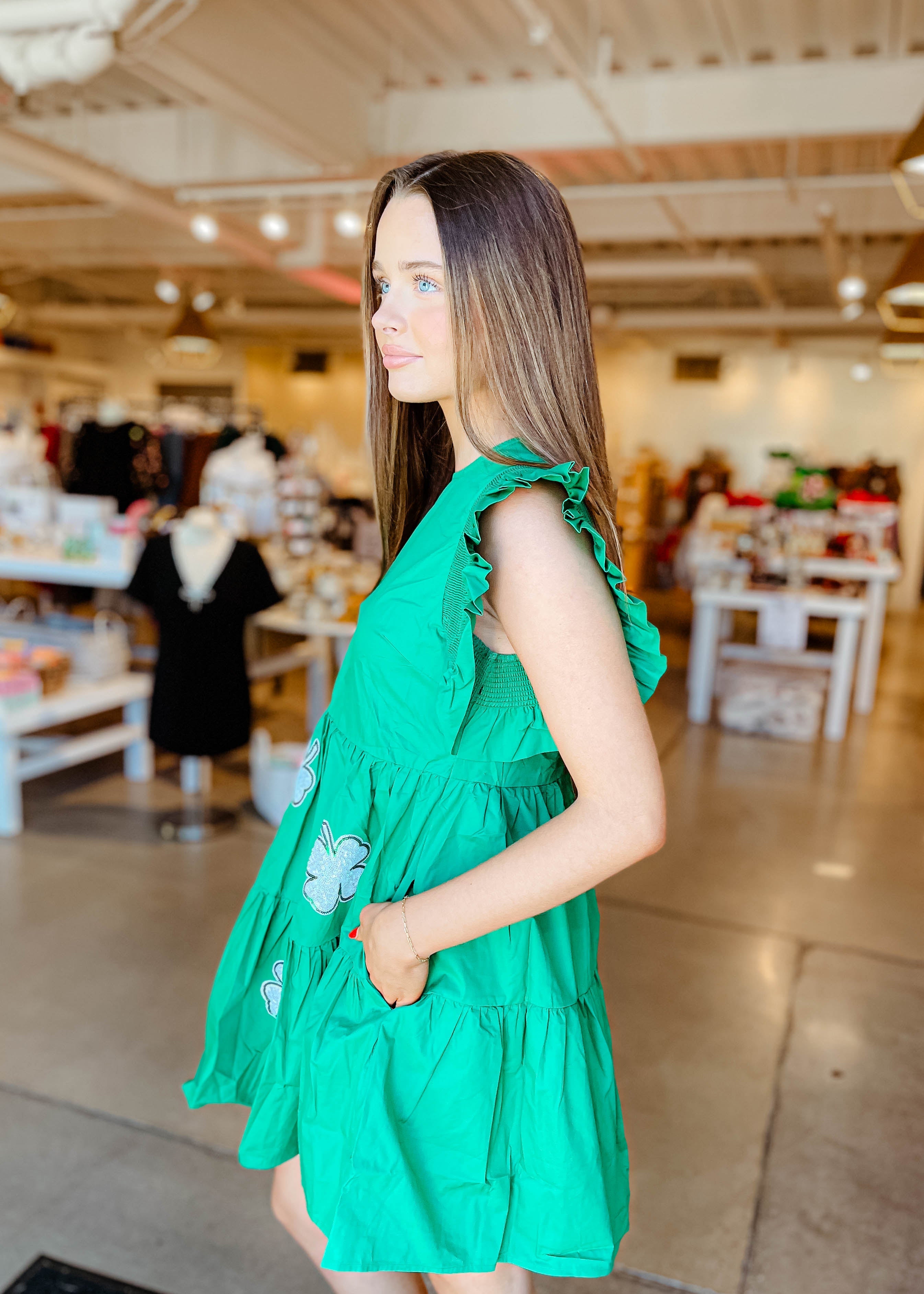 PREORDER Liza Clover Sequin Mini Dress