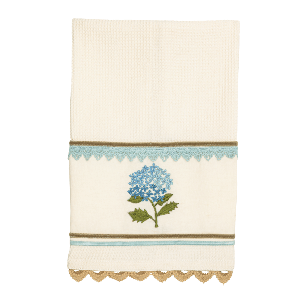 Flower Embroidery Towel