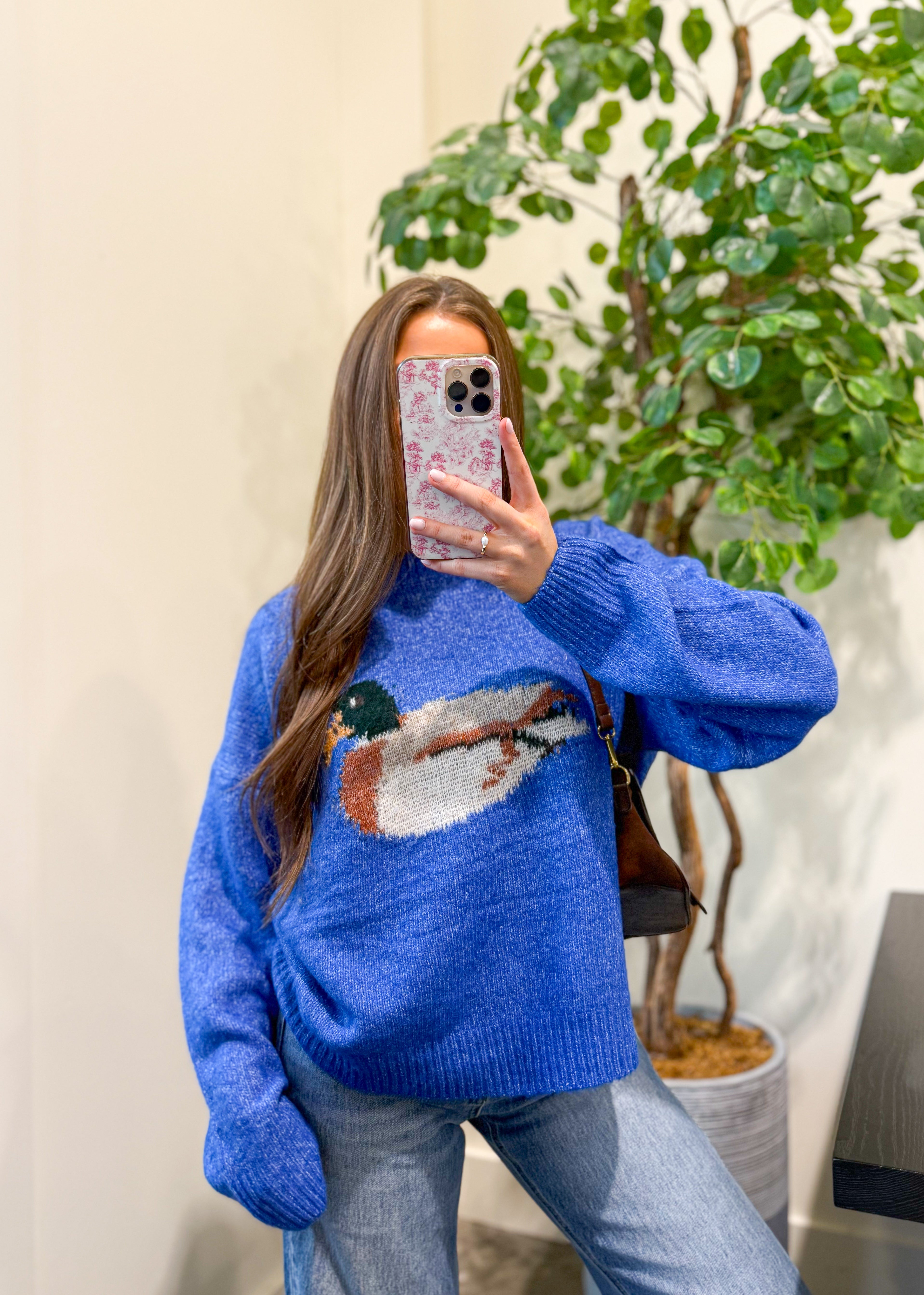 Mallard Duck Knit Sweater