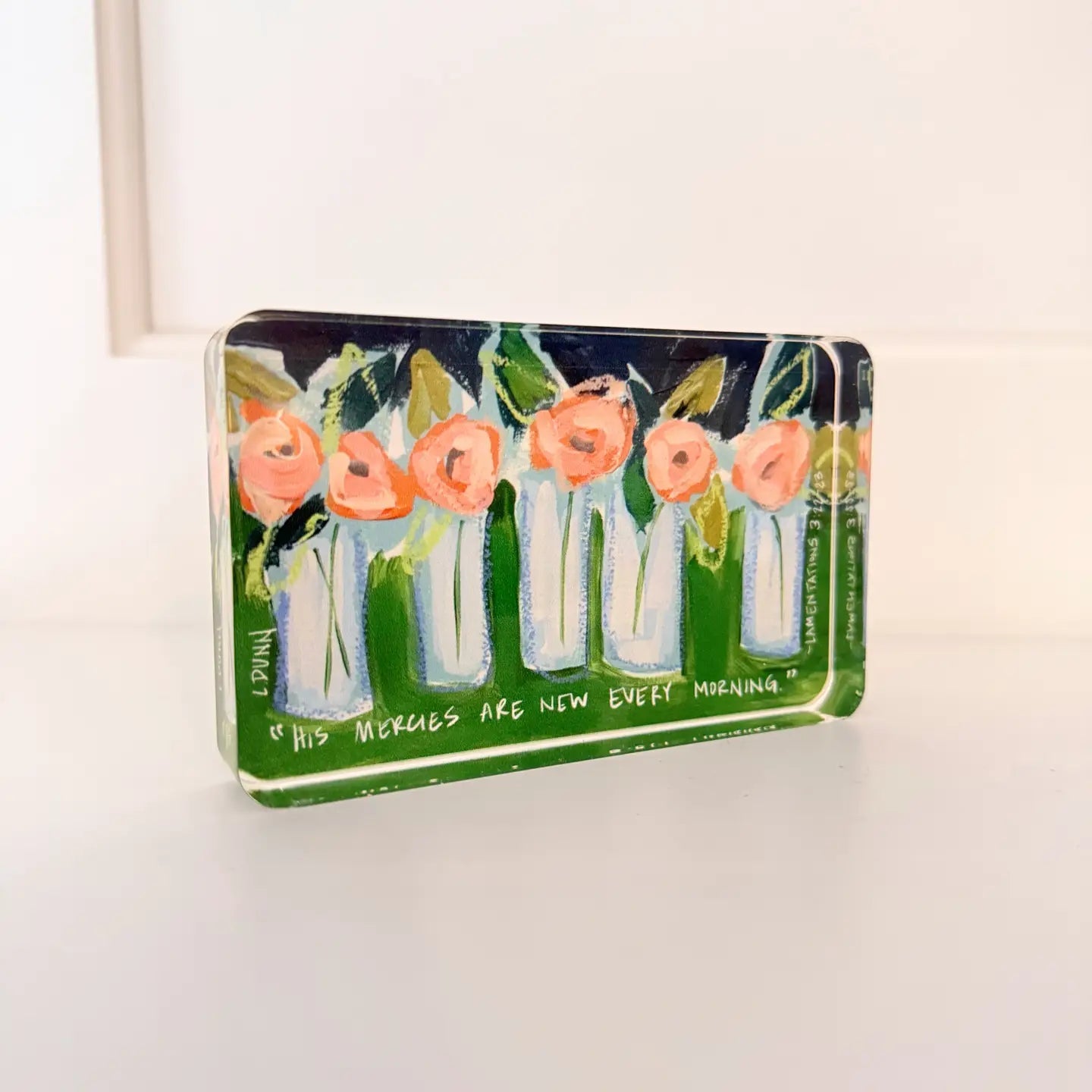 PREORDER Acrylic Scripture Block