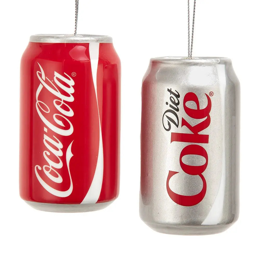 3.5" Coke and Diet Coke Decoupage Can Ornament