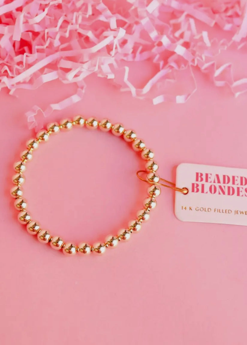 Gold Beaded Bracelet