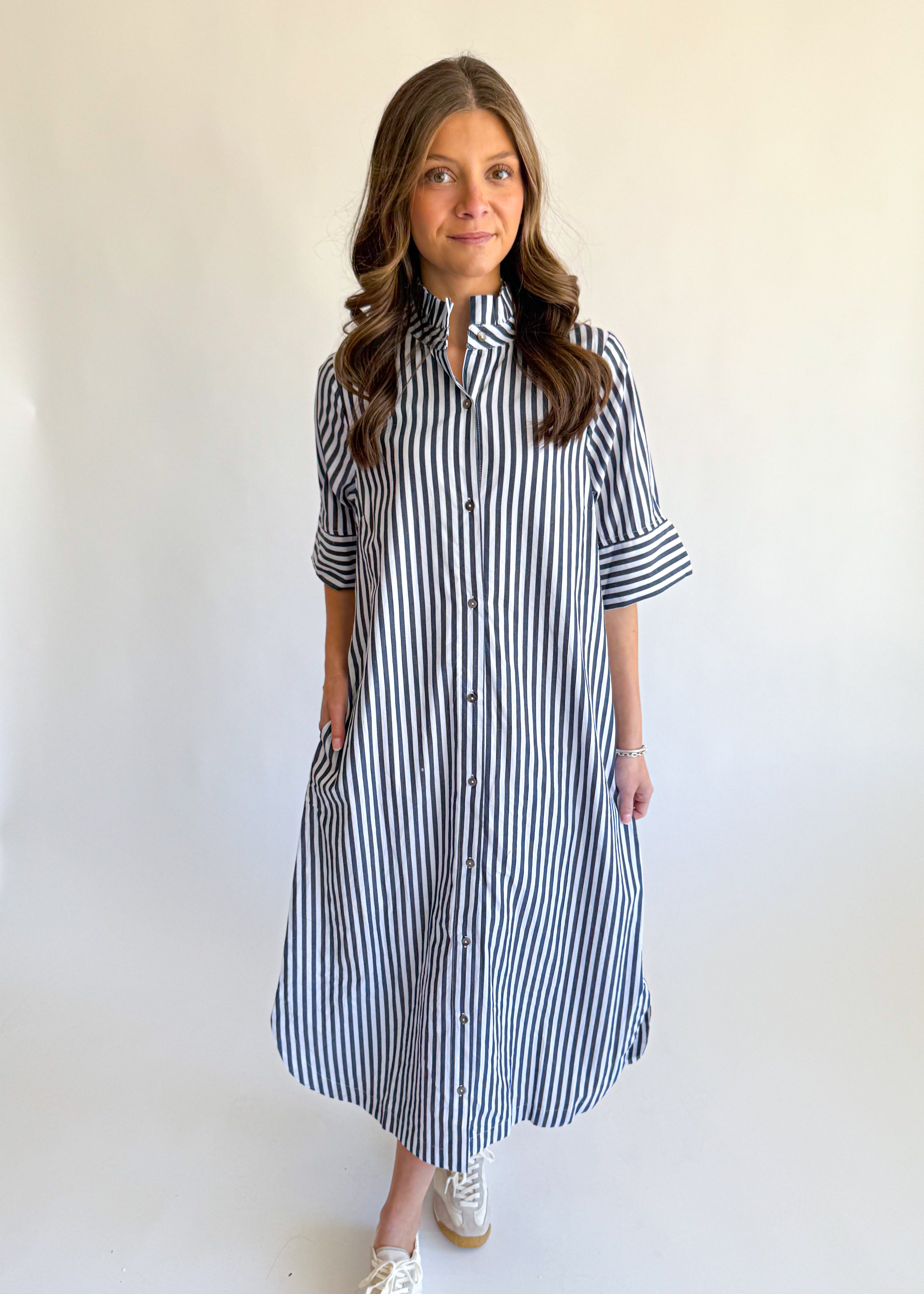 Collins Silhouette Printed Midi Dress