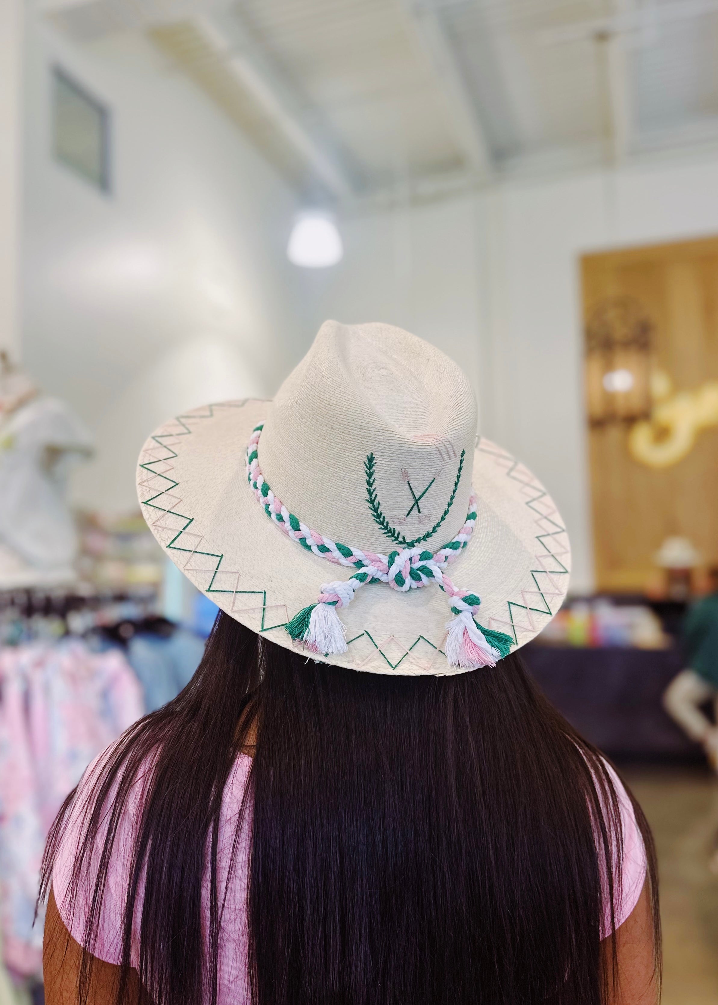 Pink Crossed Clubs Hat