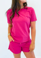 Lined Athleisure Shorts