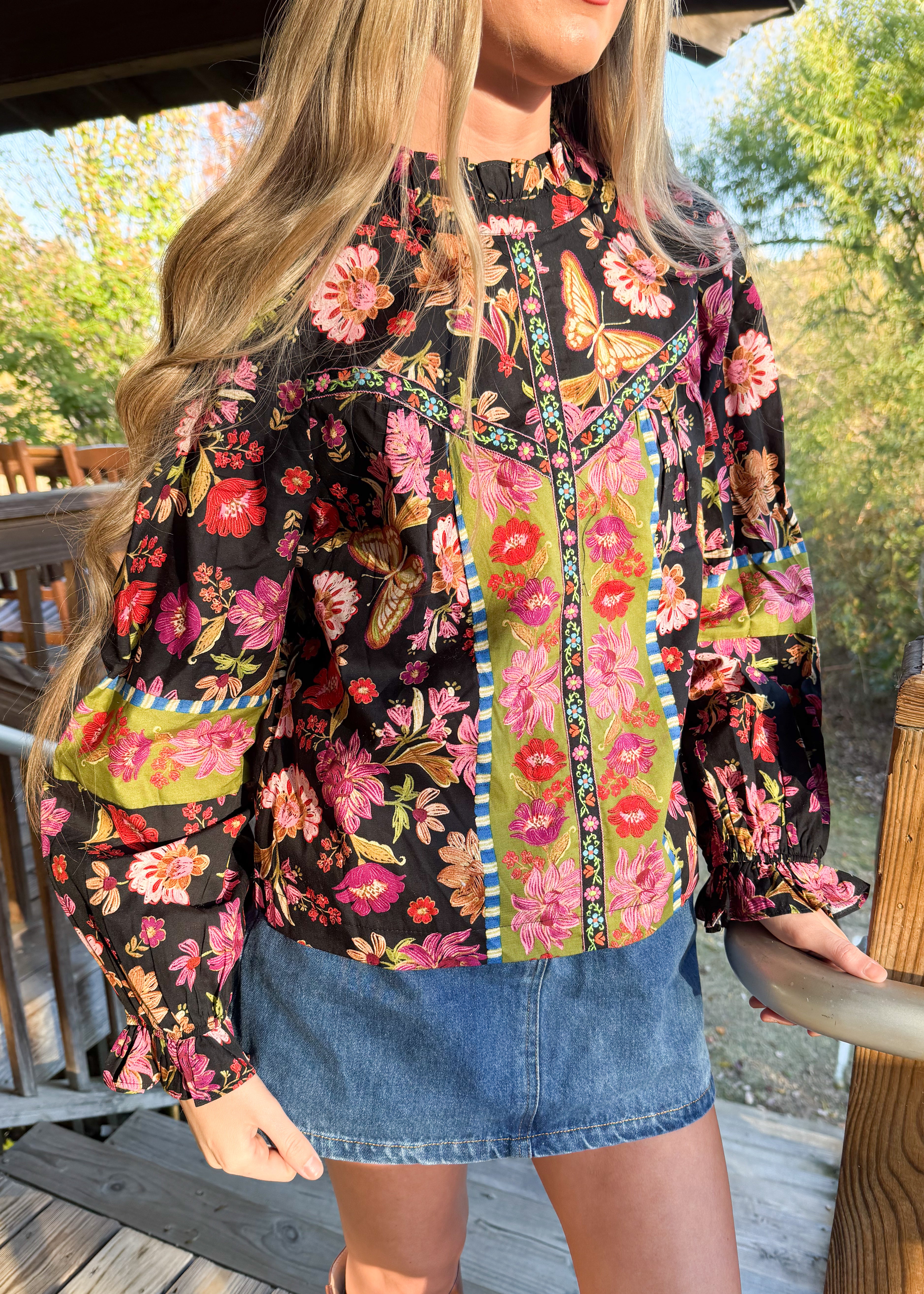 Ember Blossom Blouse