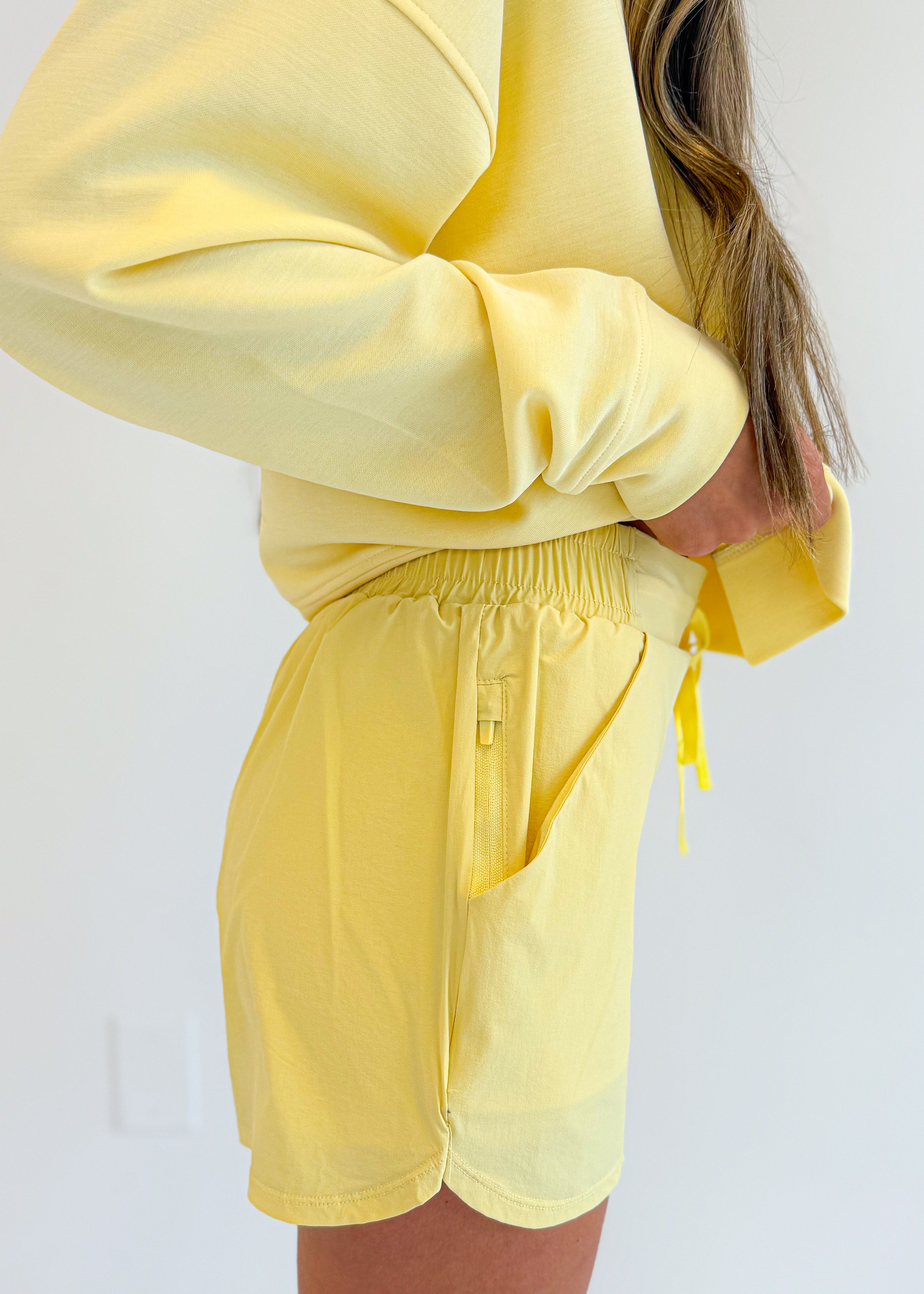 Lined Athleisure Shorts