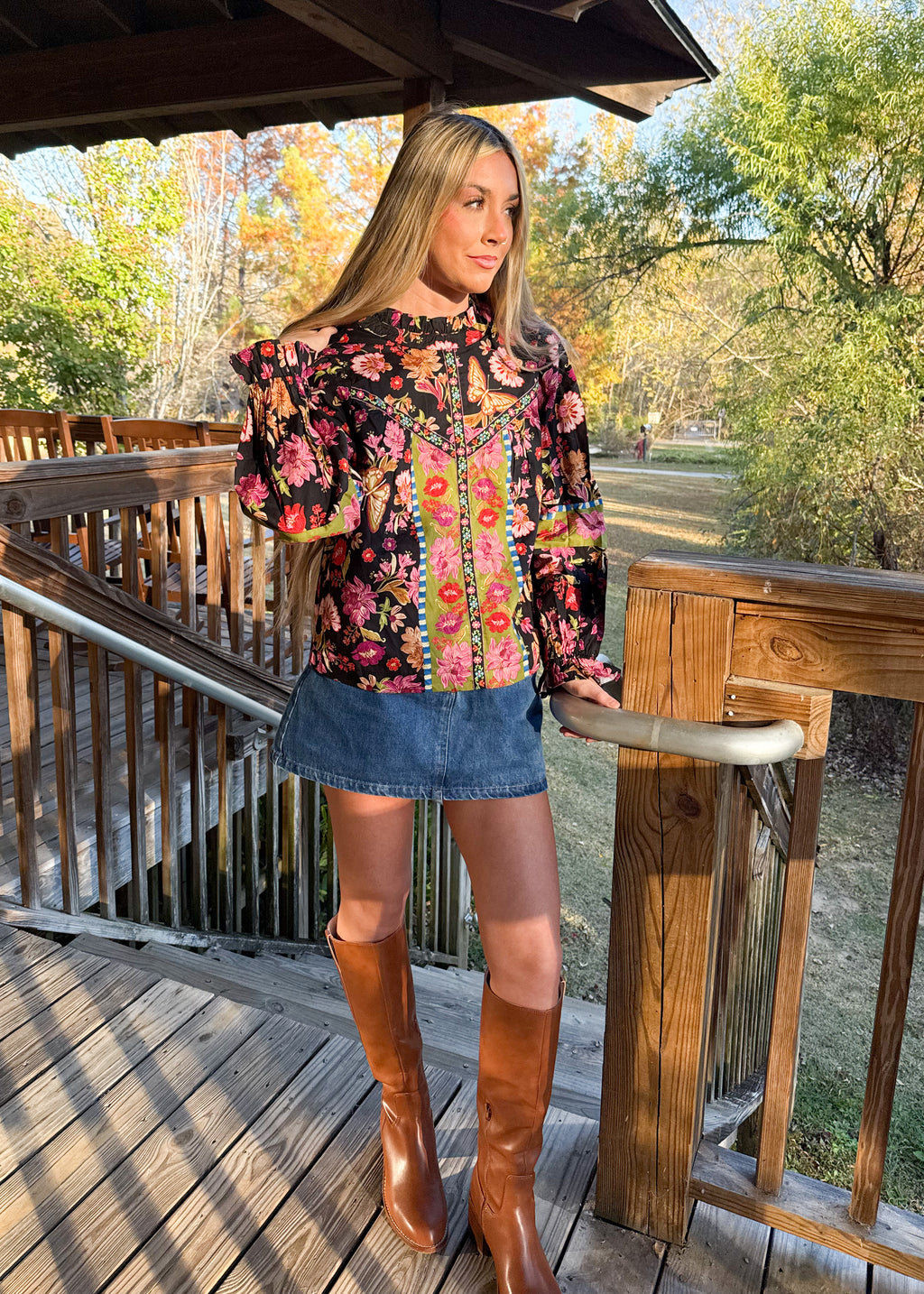 Ember Blossom Blouse