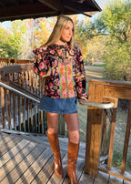 Ember Blossom Blouse