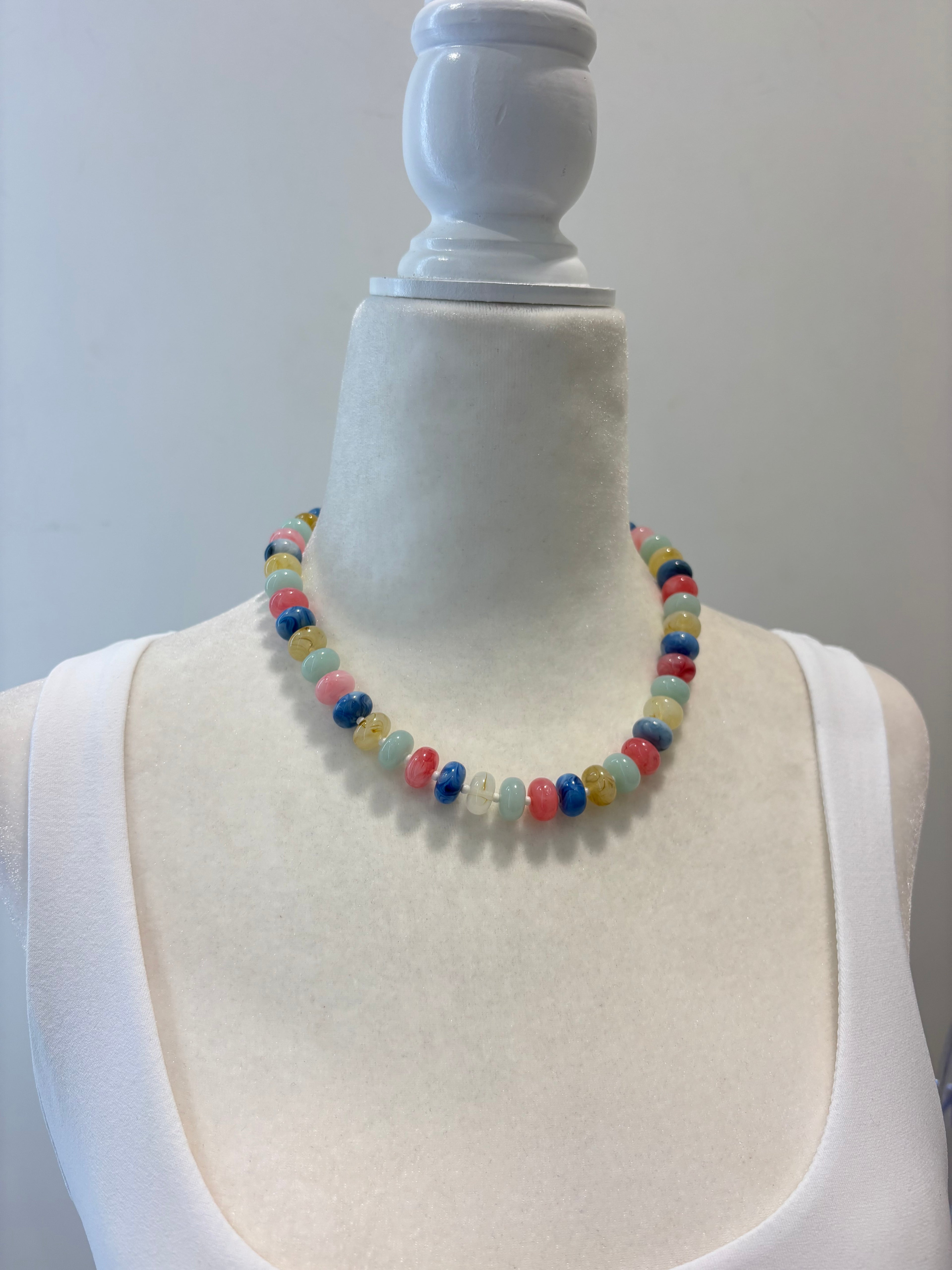 Marble Bead Necklace