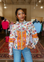 Ember Blossom Blouse