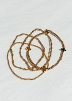 Lena Cross Accents Bracelet Set – 4 Pieces