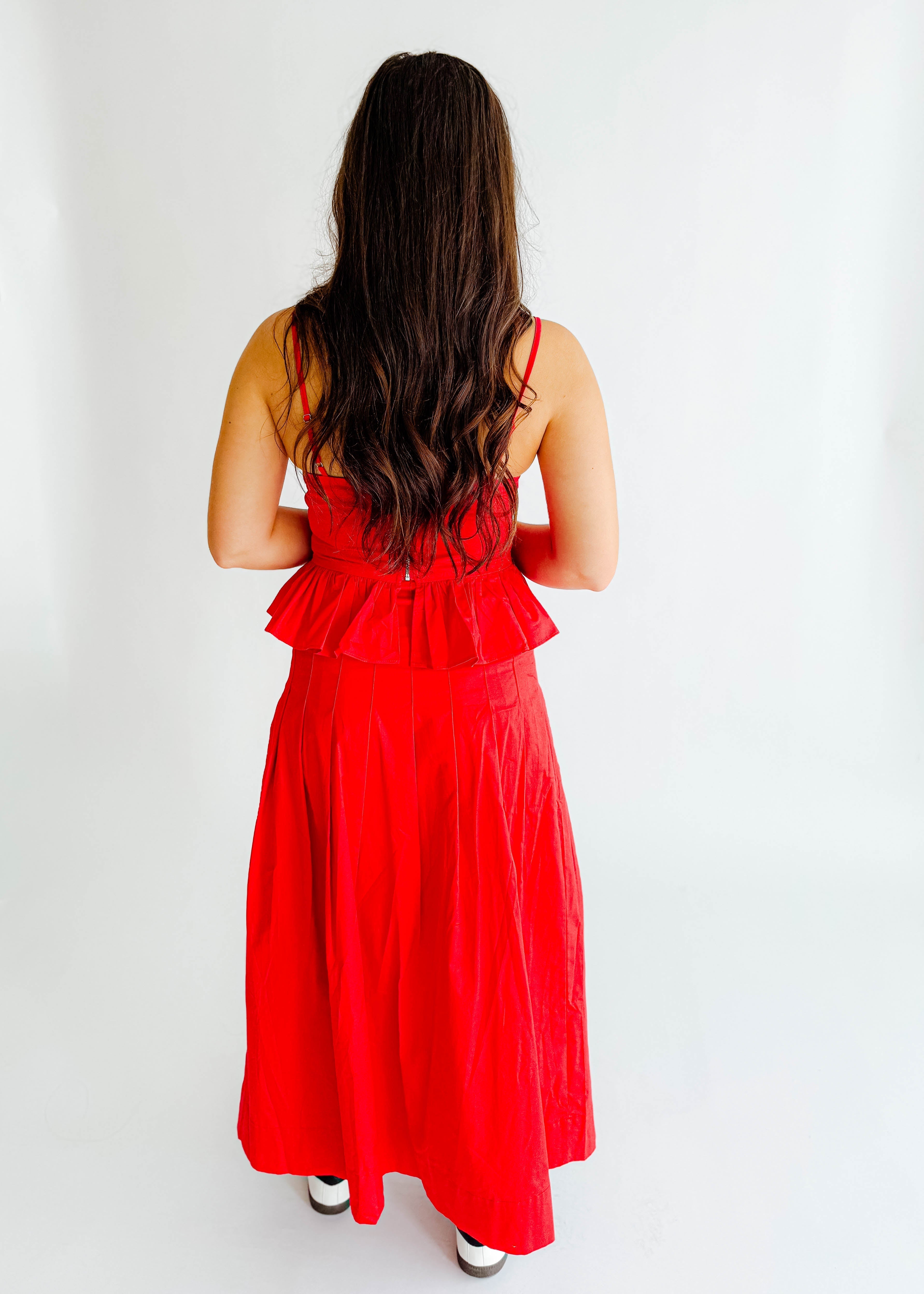 Stephanie Pleated Maxi Skirt