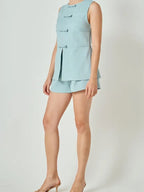 Missy Sleeveless Bow Top