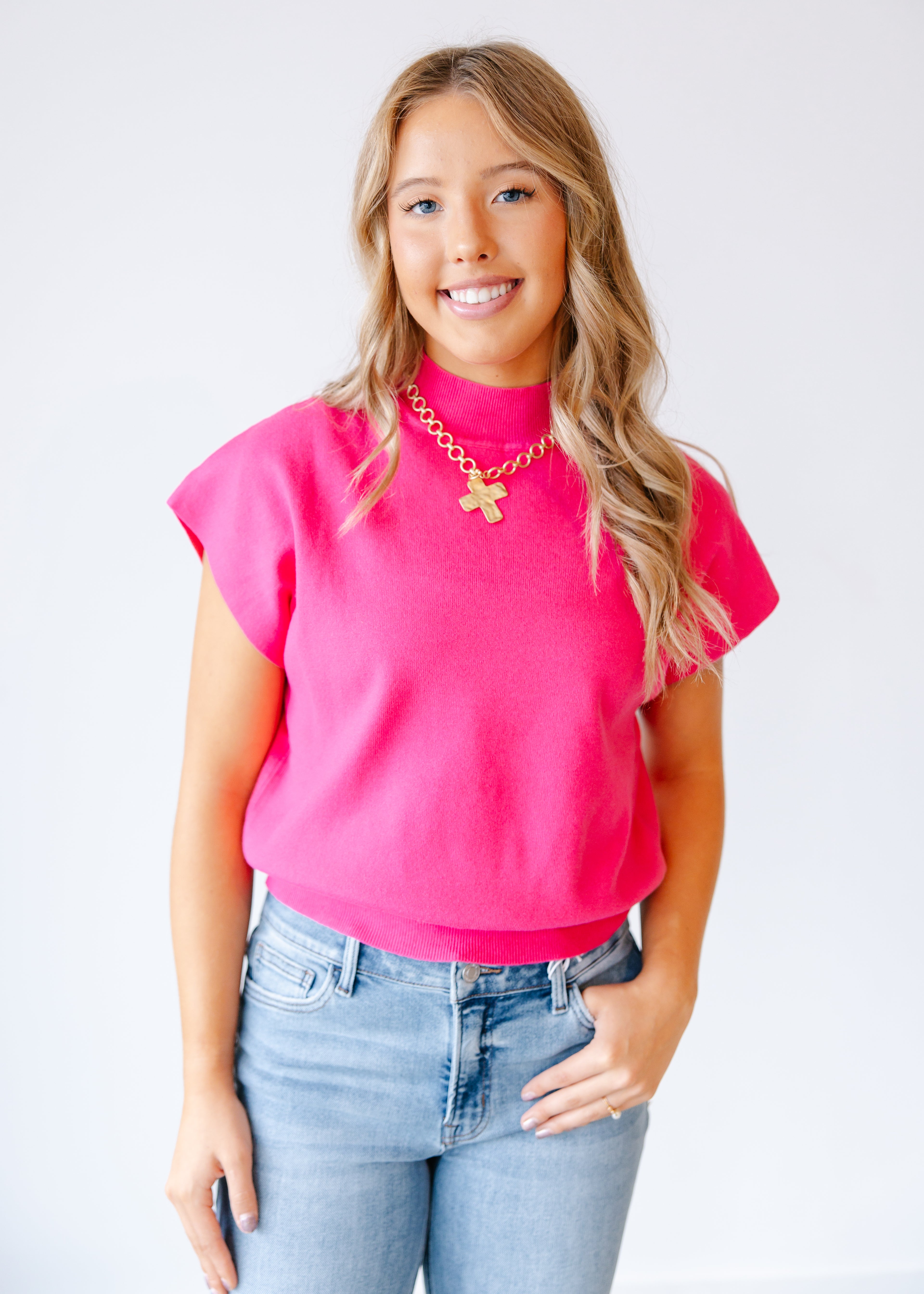 Marina Mock Neck Top