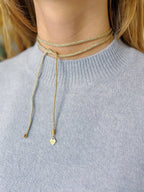 Gold Lurex Necklace Cord