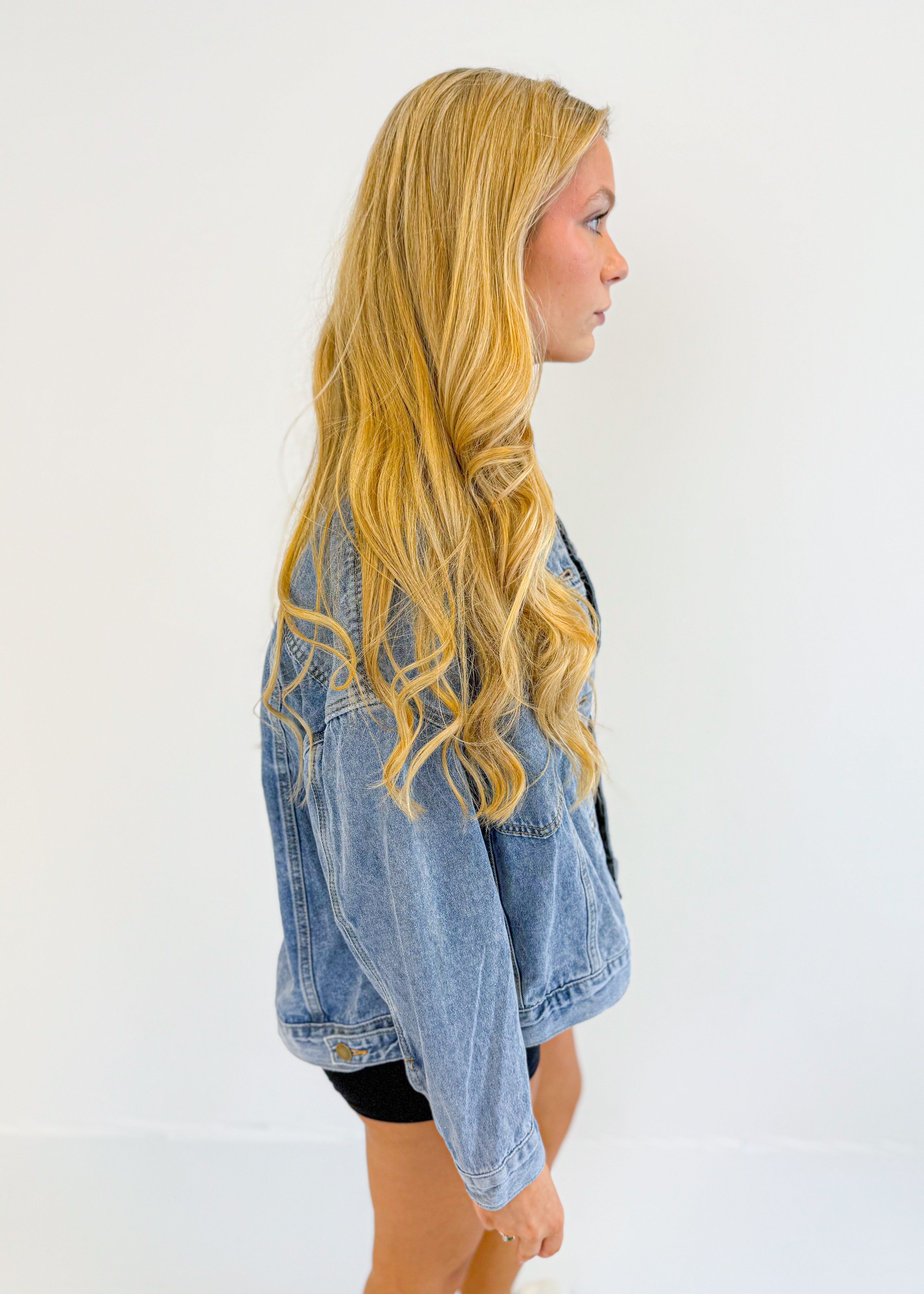 Boxy Denim Trucker Jacket