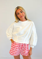 Sweetheart Bow Sleep Shorts