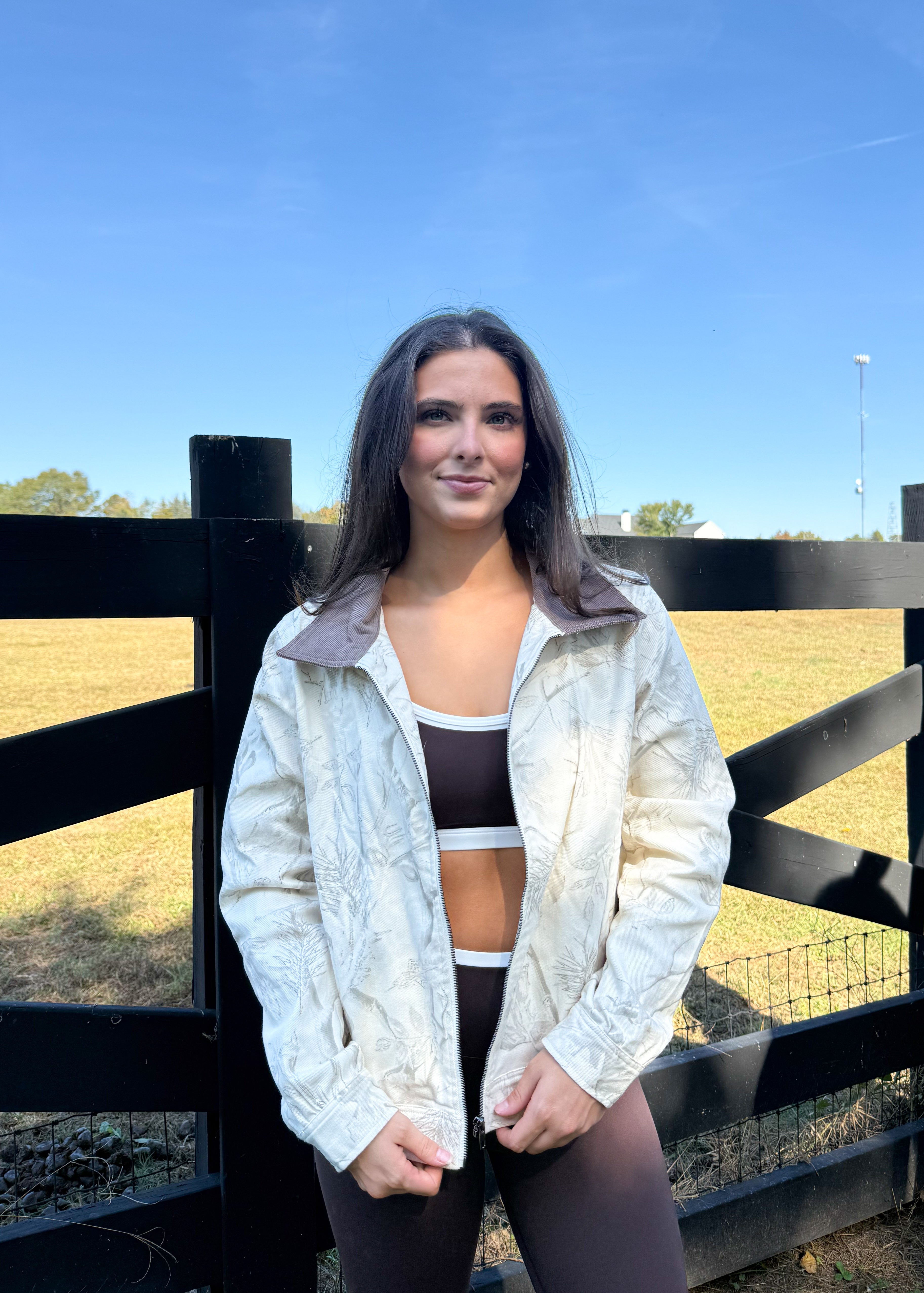 Sloane Camo Zip Jacket