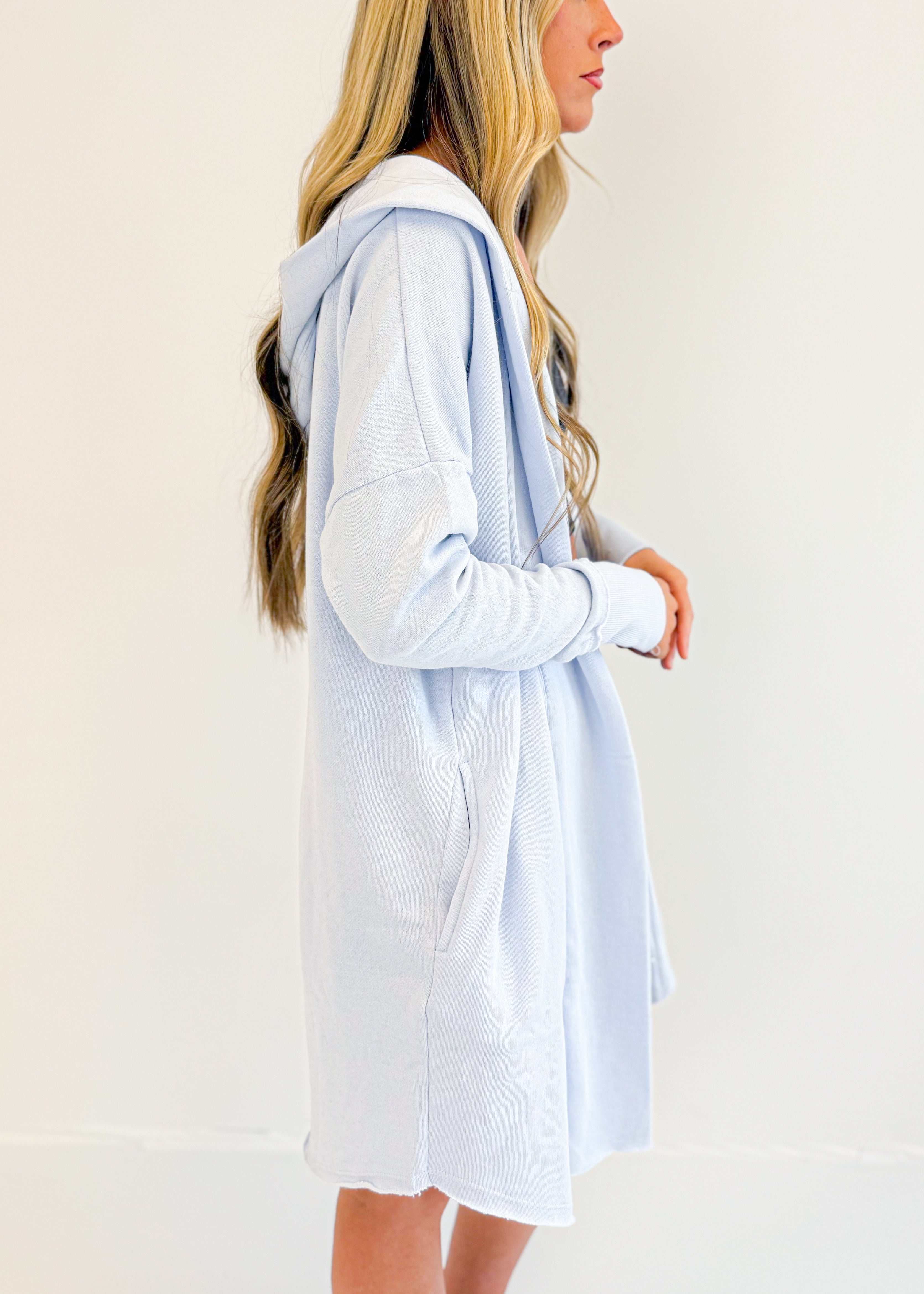 Longline Hoodie Cardigan