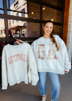 Georgia Camo Reversible Varsity Fleece Sweatshirt