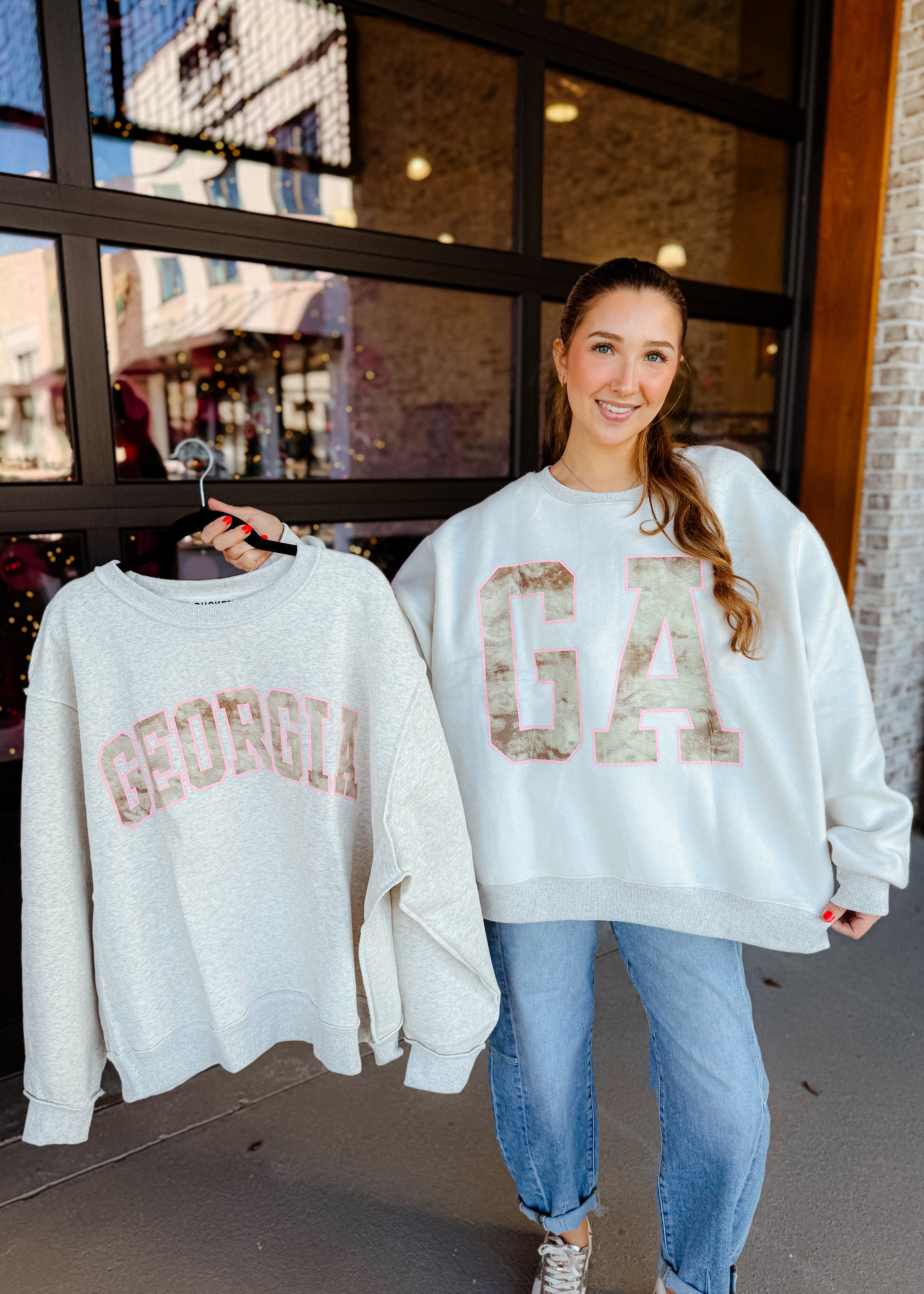 Georgia Camo Reversible Varsity Fleece Sweatshirt
