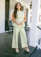 Emilia Gingham Peplum Top