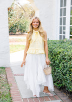 Elara Bow Neck Blouse