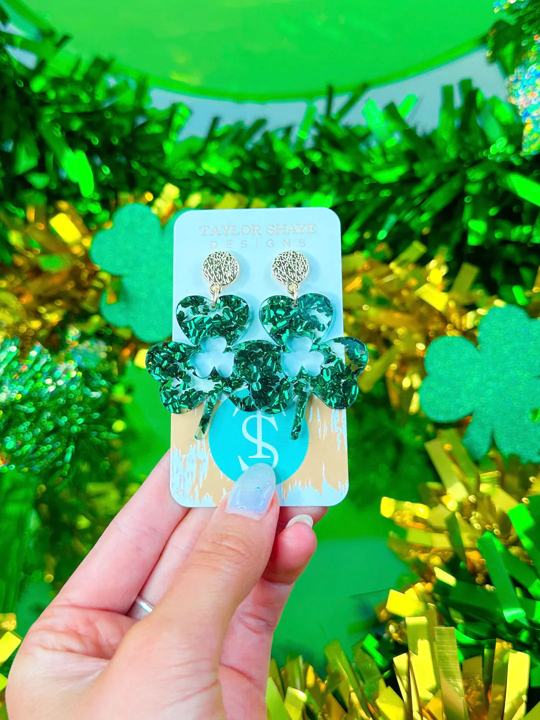 Luck o' the Irish Drop Earrings